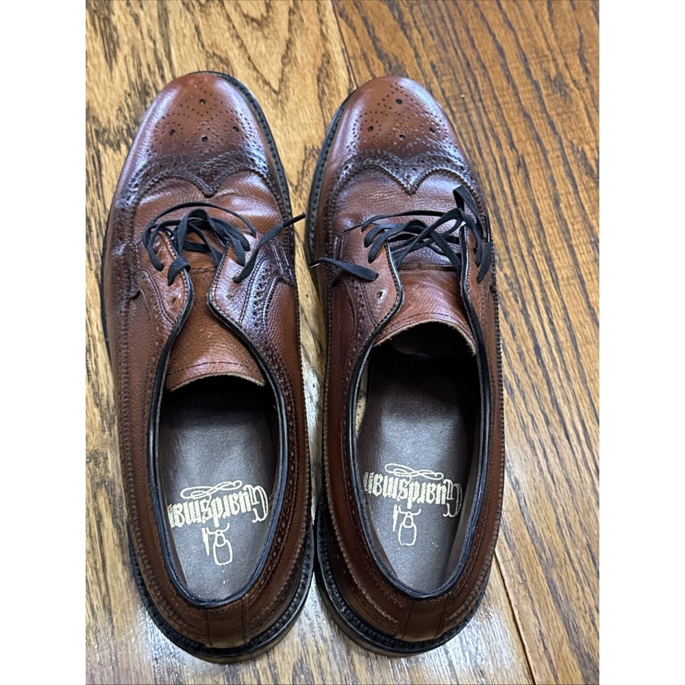 Imperial Biltrite Shoes Mens 11C  Wingtip Oxford Brown Leather Lace Up‎ - Picture 7 of 10